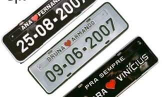 Placas de Carro Personalizadas