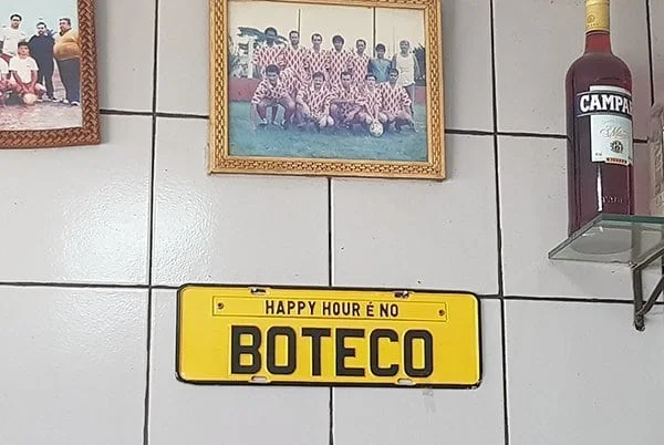 Placas Decorativas Bar Chico