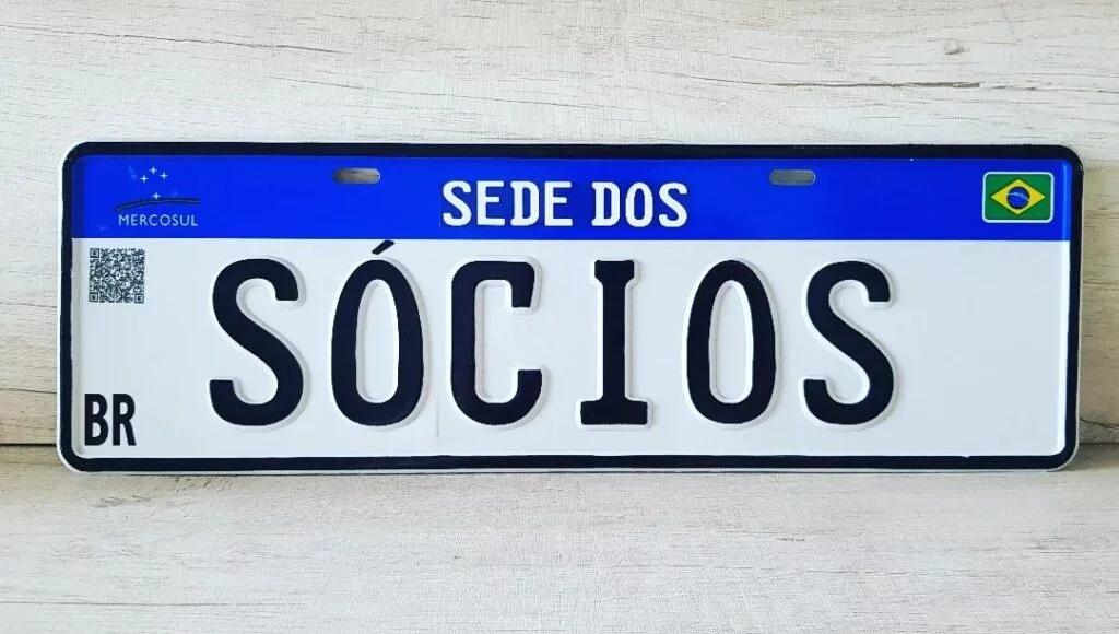 Placa Mercosul Decorativa para Bar e Boteco