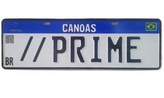 Placa de Carro Mercosul Personalizada (Decorativa) para Empresas, Eventos e Produtos