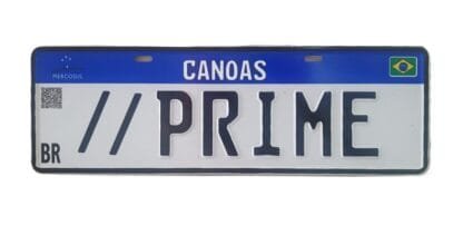 Placa de Carro Mercosul Personalizada (Decorativa) para Empresas, Eventos e Produtos